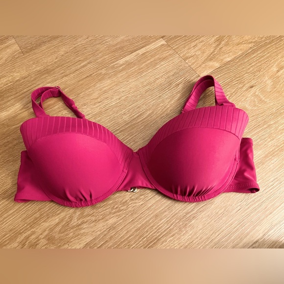 Terra & Sky Pink Padded Swimsuit Bikini Top - Picture 2 of 7